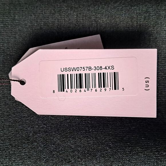 NWT Universal Standard Eco Relaxed Core Sweater Crewneck Green Women's Size 00 - Picture 8 of 8